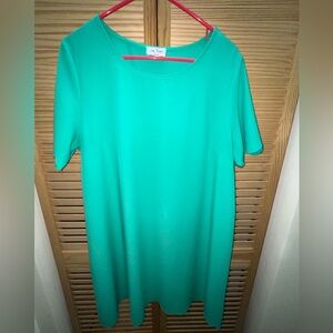 Jenny Boston scalloped edges t-shirt dress